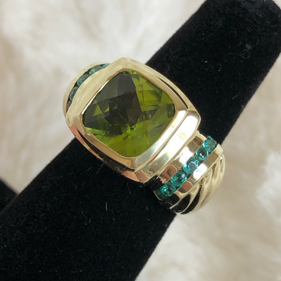 David Yurman Peridot Ring - Picture 5 of 12